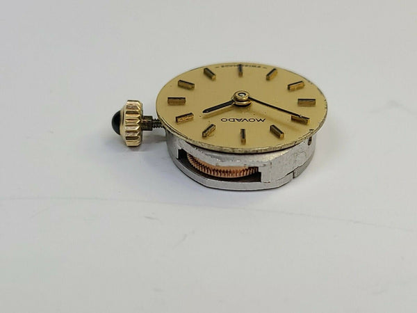 Movado With Zenith 16.5 or 165 Movement with dial - Hands - Beautiful Crown - Experts Watches