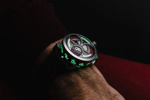 New M.A.D.1 Edition 1 Red by MB&F Automatic Steel Mens 42mm Strap MAD Watch - Experts Watches