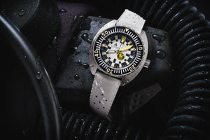New SYNCHRON POSEIDON Diving Watch ISOfrane Rubber Limited Edition 481/1000 - Experts Watches