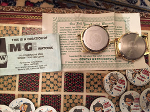 NOS 1976 Jimmy Carter DYI Watch Parts - PEANUTS TO PRESIDENT Dial Case Movement - Experts Watches