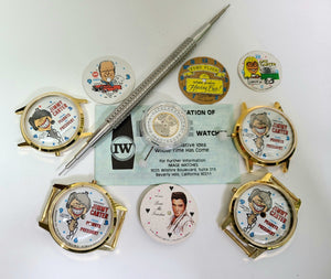 NOS 1976 Jimmy Carter DYI Watch Parts - PEANUTS TO PRESIDENT Dial Case Movement - Experts Watches