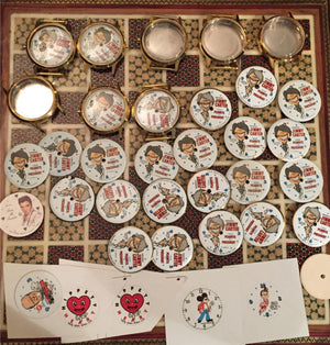 NOS 1976 Jimmy Carter DYI Watch Parts - PEANUTS TO PRESIDENT Dial Case Movement - Experts Watches