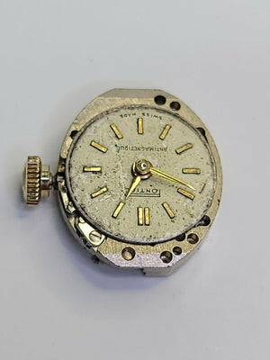 Pontiac AS Caliber 1677 Watch Movement 17 Jewels with dial and hands - Experts Watches