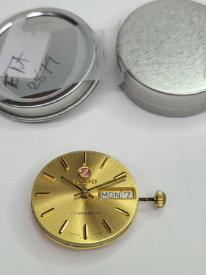 Rado ETA 2879 Watch Movement Automatic - Dial - Hands Crown Running Working - Experts Watches