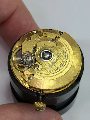 Rado ETA 2879 Watch Movement Automatic - Dial - Hands Crown Running Working - Experts Watches