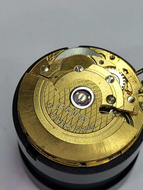 Rado ETA 2879 Watch Movement Automatic - Dial - Hands Crown Running Wo ...