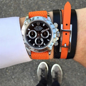 Vintage Style Perlon Watch Strap Braided Nylon Band Colors - 16mm 18mm 20mm 22mm - Experts Watches Watch Strap