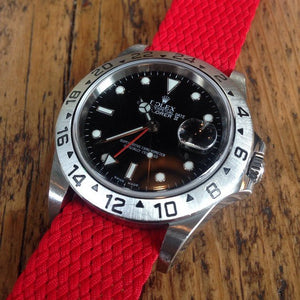 Vintage Style Perlon Watch Strap Braided Nylon Band Colors - 16mm 18mm 20mm 22mm - Experts Watches Watch Strap