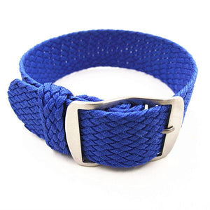 Vintage Style Perlon Watch Strap Braided Nylon Band Colors - 16mm 18mm 20mm 22mm - Experts Watches Watch Strap