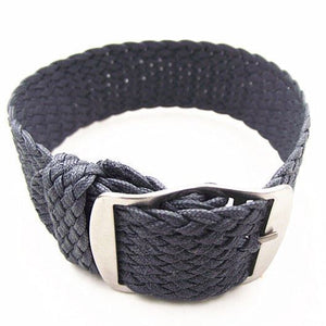 Vintage Style Perlon Watch Strap Braided Nylon Band Colors - 16mm 18mm 20mm 22mm - Experts Watches Watch Strap