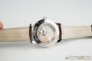 SOLD!!!  Jaeger LeCoultre Master Control Calendar Day Date MoonPhase 147.8.41.S Q151842A