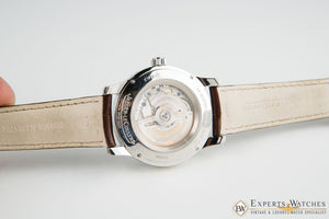 SOLD!!!  Jaeger LeCoultre Master Control Calendar Day Date MoonPhase 147.8.41.S Q151842A