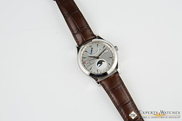 Jaeger LeCoultre Master Control Calendar Day Date MoonPhase 147.8.41.S Q151842A
