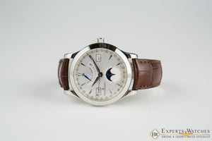 SOLD!!!  Jaeger LeCoultre Master Control Calendar Day Date MoonPhase 147.8.41.S Q151842A