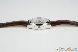 SOLD!!!  Jaeger LeCoultre Master Control Calendar Day Date MoonPhase 147.8.41.S Q151842A