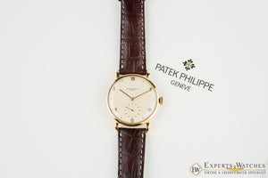 Vintage 1942 Patek Philippe Tear Drop 1509 Calatrava 18K Yellow Gold W/ Extract