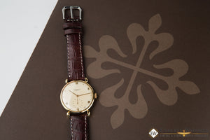 Vintage 1942 Patek Philippe Tear Drop 1509 Calatrava 18K Yellow Gold W/ Extract