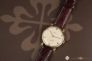 Vintage 1942 Patek Philippe Tear Drop 1509 Calatrava 18K Yellow Gold W/ Extract