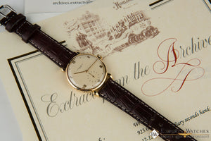 Vintage 1942 Patek Philippe Tear Drop 1509 Calatrava 18K Yellow Gold W/ Extract