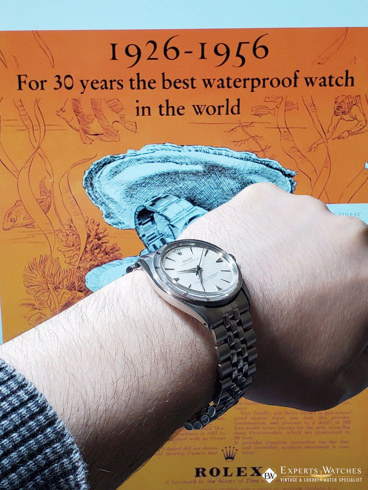 Serviced Vintage Steel Turned Bezel Rolex Oyster Perpetual Ref 6569 Ju ...