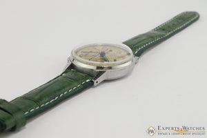 Serviced 1940's Vintage Heuer 2443 Chronograph Valjoux 72 Pre-Carrera