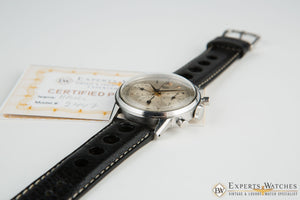 Serviced 1940's Vintage Heuer 2447 Chronograph Valjoux 72 Pre-Carrera Military