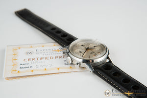 Serviced 1940's Vintage Heuer 2447 Chronograph Valjoux 72 Pre-Carrera Military