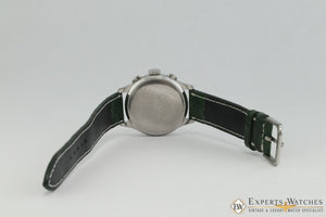 Serviced 1940's Vintage Heuer 345 Big Eye Chronograph Valjoux 71 Pre-Carrera