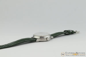 Serviced 1940's Vintage Heuer 345 Big Eye Chronograph Valjoux 71 Pre-Carrera