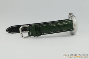 Serviced 1940's Vintage Heuer 345 Big Eye Chronograph Valjoux 71 Pre-Carrera