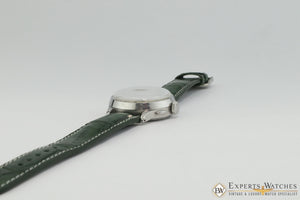 Serviced 1940's Vintage Heuer 345 Big Eye Chronograph Valjoux 71 Pre-Carrera