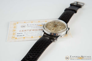 1950 Vintage Kelbert Valjoux 72C Triple Date Calendar Chronograph Serviced Watch