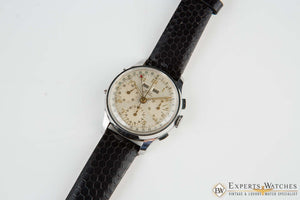 1950 Vintage Kelbert Valjoux 72C Triple Date Calendar Chronograph Serviced Watch
