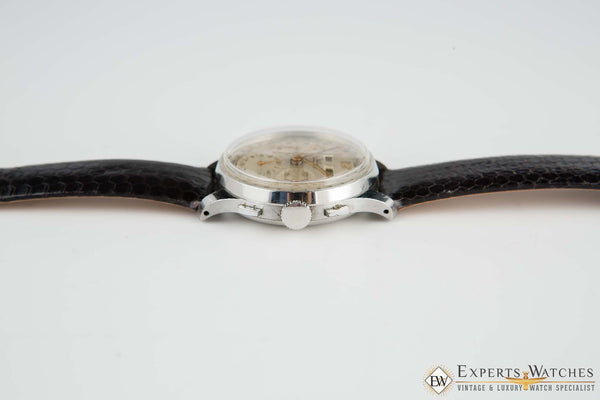 1950 Vintage Kelbert Valjoux 72C Triple Date Calendar Chronograph Serviced Watch