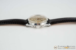 1950 Vintage Kelbert Valjoux 72C Triple Date Calendar Chronograph Serviced Watch