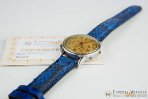 1950s Serviced Vintage Marvin Tropical Valjoux 72C Triple Date Chronograph Watch