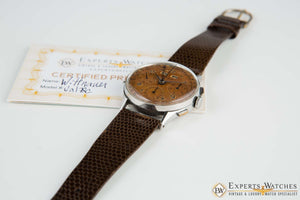 Vintage Wittnauer Tropical Valjoux 72C Triple Date Calendar Chronograph Watch