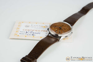 Vintage Wittnauer Tropical Valjoux 72C Triple Date Calendar Chronograph Watch