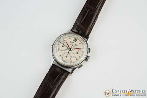 1950s Vintage Wittnauer Valjoux 72C Triple Date Calendar Chronograph Watch