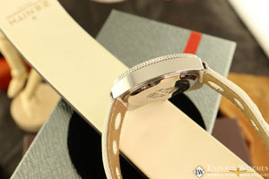Vintage Style Zodiac V - Sport Swiss Watch ZO2100 GMT AM/PM Orange Silver Dial - Zodiac Wristwatches