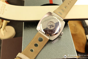 Vintage Style Zodiac V - Sport Swiss Watch ZO2100 GMT AM/PM Orange Silver Dial - Zodiac Wristwatches