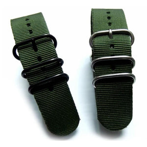 Nato Canvas Military Watch Straps Open End 20 MM - Experts Watches Watch Strap