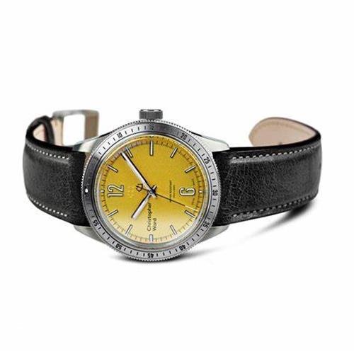 NEW Christopher Ward Watch C65 Trident 316L Limited Edition Yellow Warranty