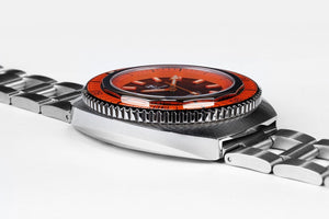 Limited Edition CREPAS SEA PROJECT 1200m iconic Swiss Made Diver Watch Orange