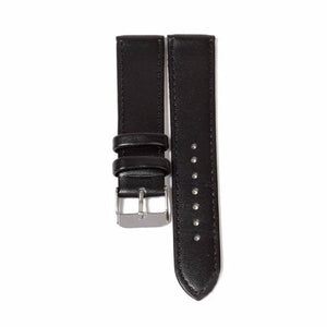 Retro PU Leather Watch Strap Band Metal Buckle Black & Brown 18 MM - Experts Watches Watch Strap