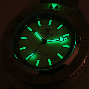 Limited Edition CREPAS SEA PROJECT 1200m iconic Swiss Made Diver Watch Yellow