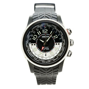 VULCAIN AVIATOR Cricket Alarm GMT World Timer EXTREME 44MM Watch BOX & PAPERS