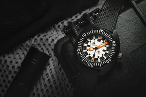 New Limited Edition SYNCHRON Military Diving Watch Black ISOfrane Rubber