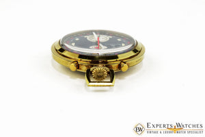 Vintage 1970s Bucherer Chronograph Panda Pocket Watch Regatta Doctor Soccer CPO - Bucherer Pocket Watch