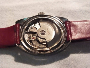 Vintage Rare Sandoz Polemaster Stainless Steel Swiss Automatic Dress Men's Watch - Sandoz Wristwatches